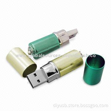 Custom USB Flash Drives with 64MB to 32GB Capacity and 10 Years Data Retention